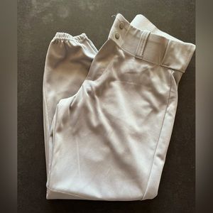 Youth XL grey baseball knickers with elastic bottoms